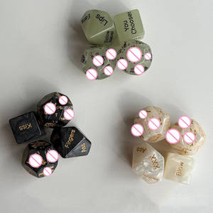 Vente en gros de 24 faces de dés d'amour, jouet de jeu de rôle, 4 pièces, Position sexuelle, pour Couple, jeu coquin - Product Image 3