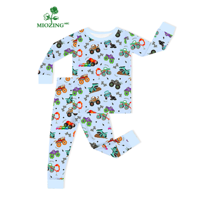 Conjuntos de <span class=keywords><strong>Ropa</strong></span> <span class=keywords><strong>para</strong></span> Niños Miozing, Pijamas de Bambú Orgánico <span class=keywords><strong>para</strong></span> Bebés, <span class=keywords><strong>Ropa</strong></span> de Bebé con Estampado Personalizado, <span class=keywords><strong>Ropa</strong></span> de Bebé OEM - Product Image 1