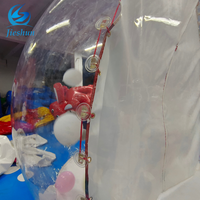 Belle tente à bulles transparente extérieure ballon gonflable bulle tente de Noël gonflable avec tunnel pour station hôtelière