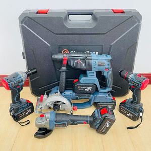 Juego de Taladro Inalámbrico 5 en 1 con Batería de Litio, Destornillador, Herramientas Eléctricas para Trabajos en Madera y Reparaciones Domésticas Tr016, Tr016 Cor - Product Image 4