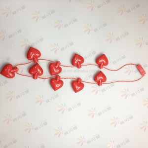 Valentine's day hình trái tim phụ kiện dẫn ánh sáng lên vòng cổ trái tim dẫn ánh sáng lên Vòng cổ hình trái tim - Product Image 3
