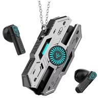 Casque de jeu sans fil intra-auriculaire X37 Premium avec faible latence, écran LED pour les joueurs de musique avec collier