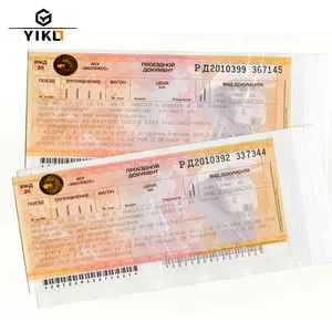 Coupon Custom Anti-counterfeiting Hologram Ticket Printing Variable Data Hot Stamping Holographic Secure Value Coupon Ticket For Event