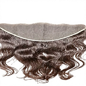 Indien Grade 10A Vierge Vague D'eau Crépus Droite Afro Double Trame Frontale Perruque Profonde Vietnamien Fermeture Femmes Extensions Humaines - Product Image 3