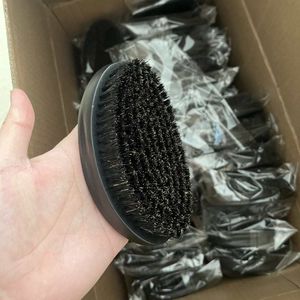 Set di Spazzole per <span class=keywords><strong>Barba</strong></span> con Manico Curvo in Legno 360 Wave, Setole Naturali di Cinghiale, <span class=keywords><strong>Kit</strong></span> per Barbiere e Salone, per la Cura della <span class=keywords><strong>Barba</strong></span> Maschile - Product Image 5