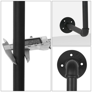 <span class=keywords><strong>Perchero</strong></span> de Ropa Unho, <span class=keywords><strong>Perchero</strong></span> de Tubo Industrial Montado en la <span class=keywords><strong>Pared</strong></span> para Vestidor, <span class=keywords><strong>Perchero</strong></span> de <span class=keywords><strong>Pared</strong></span> para Dormitorio, Sala de Estar - Product Image 3