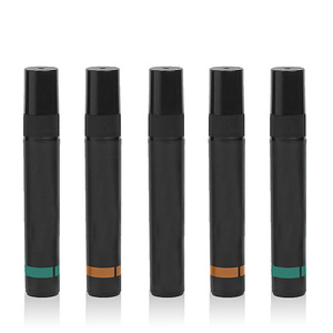2ml 3ml 5ml 10ml túi nhỏ màu đen mờ phun nhựa du lịch phun sương chai nước hoa - Product Image 5