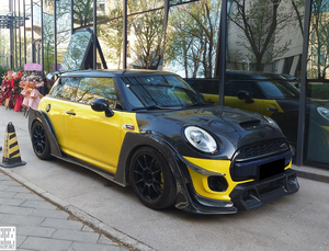 Aileron de lèvre de diffuseur de pare-chocs arrière en fibre de carbone F56 pour BMW MINI <span class=keywords><strong>Cooper</strong></span> JCW 3 portes - Product Image 3