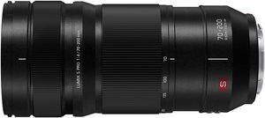 เลนส์ Panasonic S PRO 70-200 มม. T1.0 ฟูลเฟรม เมาท์ L แบบกระจก 6 ใบมีด AF อลูมิเนียม สำหรับถ่ายภาพด้วยโทรศัพท์ (สีดำ) - Product Image 2