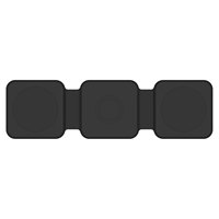 Station de charge sans fil pliable 3 en 1, chargeur sans fil rapide pour Samsung, pour Airpods, pour IWatch