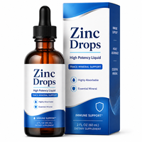 Complément Liquide Standardisé de Zinc à Base de Plantes avec Baies d'Agripa et Sélénium pour le Soutien Complet du Bien-être Corporel OEM ODM Vente en Gros