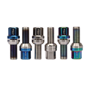 Boulon de roue anodisé en aluminium M12 M18 AL5052 AL6061 AL6063 AL7075 AL5083, boulon de fixation, boulon à collier sphérique - Product Image 3