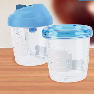 new multi-functional 180ml storage cup baby breast milk storage bottle bpa free snack storage cup