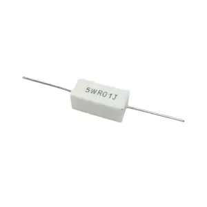 Shenzhen Cxcw Electronic ODM 0.1R 0.5 2 3 4.7 10 20 50 100 6.8K 5% 0.01 Kabel Ohm 5W 10W 23*10*10Mm Resistor Semen