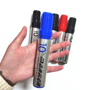 Popular Black/blue/red 3 Colors No Erase Oily <b>Paint</b> Waterproof Permanent Marker Jumbo Size - Product Image 5