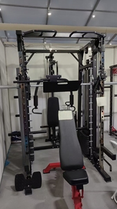 Máy tập thể dục đa năng chuyên nghiệp, unisex, khung thép, máy Smith và giá đỡ, dùng cho tập luyện và thể dục, đang giảm giá - Product Image 4