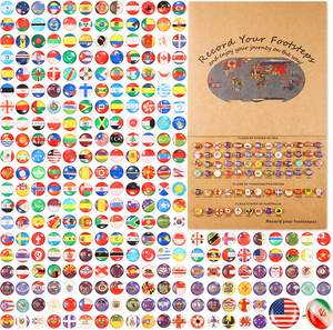 Puntine da <span class=keywords><strong>disegno</strong></span> Creative per puntine da <span class=keywords><strong>disegno</strong></span> con bandiera nazionale da 291 pezzi per mappa di viaggio <span class=keywords><strong>del</strong></span> mondo - Product Image 2