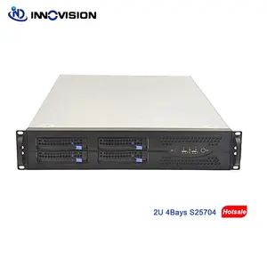 Metalfish — châssis de serveur 2U nas, économique, avec 4 lancers, boîtier en plastique, pour stockage nas