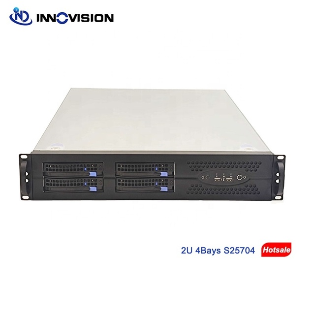 Economical 2U  Nas Storage Server Chassis NF25704 with 4Bays Hot-swapped Rack case