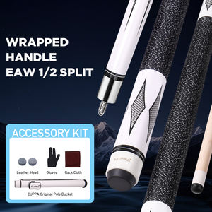 Queues de billard CUPPA de haute qualité, 58 pouces, en érable canadien, avec joint en acier inoxydable, embout de 10,5/11,5/13 mm, pour la maison, le bar, le club - Product Image 4