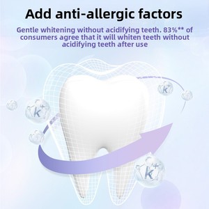Dentifrice enzymatique blanchissant parfumé à la noix de coco, pour des <span class=keywords><strong>dents</strong></span> éclatantes, élimination des taches jaunes et <span class=keywords><strong>blanches</strong></span> - Product Image 4