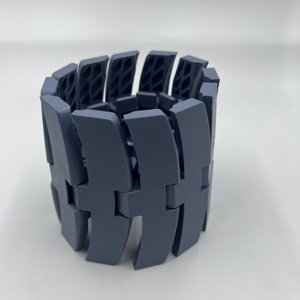 Produk baru rantai transmisi plastik sabuk konveyor penjepit kelas makanan dengan Unloader otomatis - Product Image 3