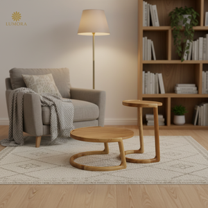 Dale Midcentury Wooden Movable Decorative <b>Coffee</b> <b>Table</b> Multifunction Durable <b>Rectangle</b> Construction Easy Assembly for Entry - Product Image 3