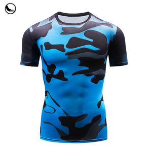 Ropa Deportiva de Equipo, Sublimación al por Mayor, Impresa, Venta Caliente, Personalizada, Manga Corta, Rashguard de MMA y BJJ - Product Image 2