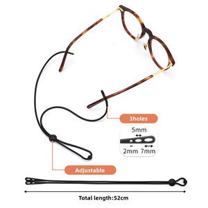 Chaîne <span class=keywords><strong>de</strong></span> lunettes réglable en Silicone coloré porte-lunettes <span class=keywords><strong>de</strong></span> soleil sangle collier <span class=keywords><strong>de</strong></span> lunettes <span class=keywords><strong>cordon</strong></span> <span class=keywords><strong>de</strong></span> chaîne - Product Image 2