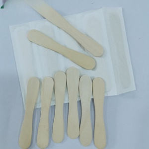 Cuillères à glace et cuillères de dégustation jetables en bois, emballées individuellement, avec logo personnalisé pour les fêtes, les cafés et la restauration - Product Image 2