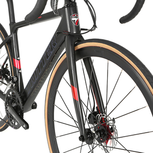 Twitter Hoge Kwaliteit 700c Racefiets Stealth Pro Koolstofvezel Racefiets 24 Speed Schijfrem Voor Racen - Product Image 2