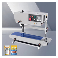 Machine de scellage verticale automatique continue de films plastiques FR-900 Deluxe, électrique et amovible, pour vêtements et poudre de café