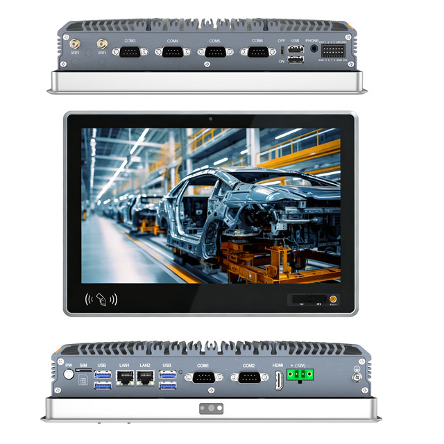 10.1'' 15'' 15.6'' 18.5'' 21.5'' 10 Point Capacitive Touchscreen IP65 Waterproof | Fanless Industrial Panel PC Intel I3/i5/i7