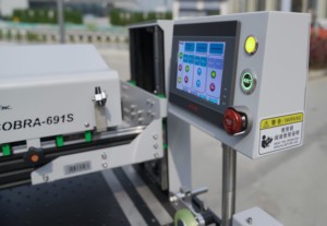 Bán buôn 4 màu sắc 2 đầu duy nhất vượt qua máy in phun máy in kỹ thuật số cho bánh pizza hộp - Product Image 2