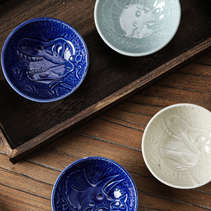 Miniatures en céramique de qualité supérieure, artisanat créatif exquis, vaisselle en <span class=keywords><strong>porcelaine</strong></span> émaillée de style ancien - Product Image 3