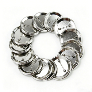 Badge bouton en métal étamé de 2,25 pouces, fabricant de badges métalliques de qualité supérieure, épingle durable en étain plaqué - Product Image 6