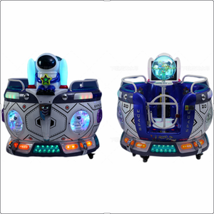 La máquina de juego de Arcade que funciona con monedas más rentable, coche oscilante giratorio, luces ambientales integradas, astronautas para niños - Product Image 4