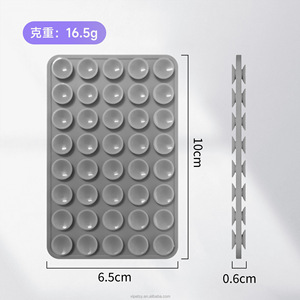Silicone Sucker đa chức năng Sticker sạc kho báu điện thoại di động chống trượt hai mặt hấp phụ khung dưới Sticker - Product Image 4