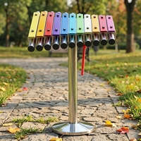 Factory Direct Supply Children Colorful Standing Type Outdoor Percussion Toy School Garden Musical Percussion Set