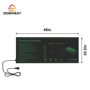 แผ่นทำความร้อนสำหรับเพาะเมล็ด DOMIHEAT ขนาด 10x20.5 นิ้ว แผ่นให้ความร้อนสำหรับการเจริญเติบโตของพืช สำหรับทำสวนในร่ม อุปกรณ์สำหรับเรือนกระจก - Product Image 2