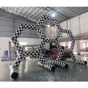 L'obstacle gonflable matériel portatif de bourdon de PVC déclenche des objets extérieurs d'entraînement pour le cours de bourdon - Product Image 1