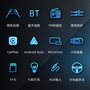 Reproductor MP4/MP5 para automóvil de 7 pulgadas con tarjeta FM manos libres Bluetooth-Amplificador de inserción y función de radio - Product Image 2