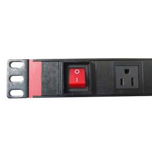 Tủ tập tin đính kèm 6 cách PDU phân phối điện đơn vị Mỹ PDU Rack mount 110V 16A 6 cổng USA ổ cắm - Product Image 3