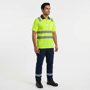 Camiseta Polo de Alta Visibilidad para Hombre, con Logotipo Personalizado, Reflectante, de Manga Corta, para Seguridad Laboral, Modelo 2026, Venta al Por Mayor - Product Image 1
