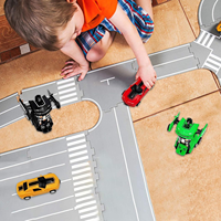 Venta caliente Auto Transforming Robot Toys Cars Friction Powered Car Truck Toys para niños pequeños Presente