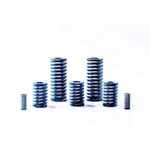 Ressort de découpe rectangulaire bleu HSWL6-40 |   Ressort de compression en <span class=keywords><strong>acier</strong></span> allié, diamètre du fil 3 mm, charge légère, haute résistance à la fatigue - Product Image 3