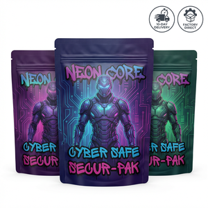 Bolsa de Mylar con Cierre Hermético a Prueba de Niños, Grado Alimenticio, MOQ 500 Piezas, con Cierre CR, Logotipo Personalizado, Embalaje al por Mayor OEM - Product Image 3