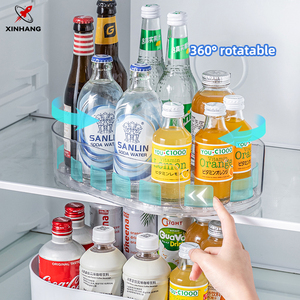 Xinhang, кухонный и холодильник, вращающийся на 360 градусов, нескользящий пластиковый органайзер для поворотного стола Susan - Product Image 3