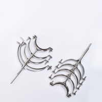 Collier de serrage en métal en acier inoxydable galvanisé de type U