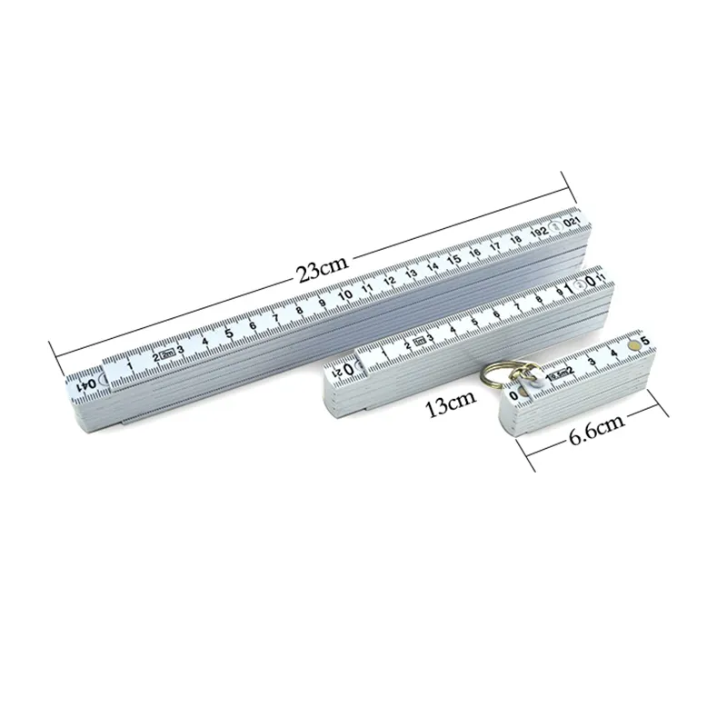 OEM adversting promotie plastic 50 cm 1 m 2 m ingenieur 10 plooien floding heerser